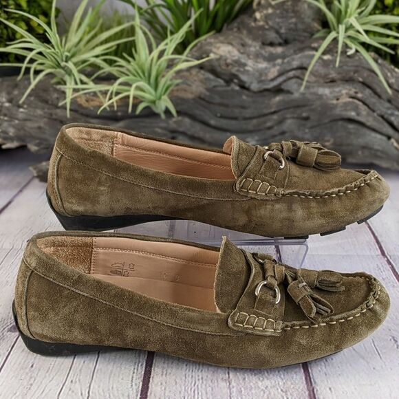Vaneli Suede Moc Driving Loafers - Picture 3 of 9